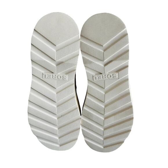 Sorel Women's Hi Line Chelsea Boot Geo Yellow Suede Size 8 NEW - Picture 8 of 9